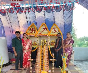 శరణఘోషలతో వంగరలో అయ్యప్ప స్వాముల సందడి