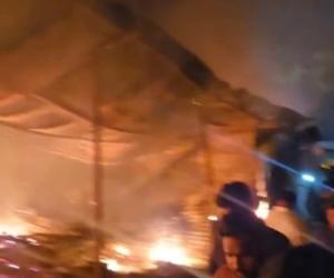 కొండగట్టు భారీ అగ్నిప్రమాదం – కోట్లలో ఆస్తి నష్టం, 30 కుటుంబాల జీవితం చిద్రమ్