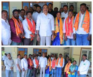 భీం రెడ్డి గూడెం , నాయకపు గూడెం, గ్రామపంచాయతీ ఏకగ్రీవ పాలకవర్గాలను అభినందించిన ఎమ్మెల్యే డా సంజయ్ కుమార్