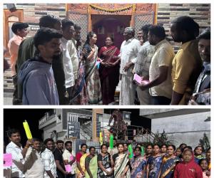 మైతాపూర్ గ్రామంలో బిజెపి బలపరిచిన అభ్యర్థి కి మద్దతు గా ప్రచారము నిర్వహించిన డా భోగ శ్రావణి