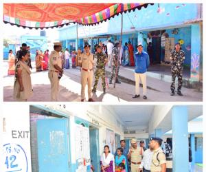 జిల్లా పరిధిలో ప్రశాంతంగా జరుగుతున్నమొదటి విడత సర్పంచ్  ఎన్నికలు: జిల్లా ఎస్పీ  అశోక్ కుమార్ 