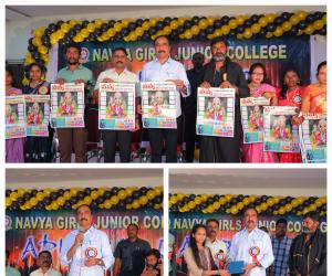 నవ్య బాలికల జూనియర్ కళాశాలలో ఘనంగా వీడ్కోలు వేడుకలు