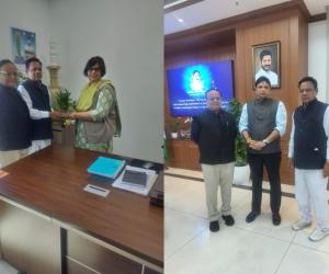 పట్టణ సంస్థల బలోపేతం, ఎమ్మెల్యేల ఆరోగ్య పథకంపై కీలక చర్చలు : సచివాలయంలో రాజేశం గౌడ్ భేటీలు