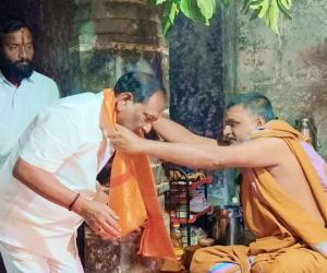 దొంగ మల్లన్న స్వామిని దర్శించుకున్న మాజీ మంత్రి కొప్పుల ఈశ్వర్