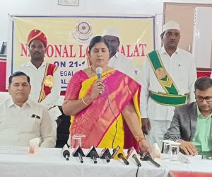జిల్లా కోర్ట్ లో జాతీయ లోక్ ఆదాలత్,  అందరి సహకారంతోనే సత్ఫలితాలు : జిల్లా ప్రధాన న్యాయమూర్తి రత్న పద్మావతి