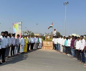 ఎల్కతుర్తిలో ఘనంగా కాంగ్రెస్ పార్టీ 141వ ఆవిర్భావ దినోత్సవం