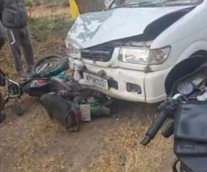 గొల్లపల్లి లో రోడ్డు ప్రమాదంలో దంపతులు మృతి