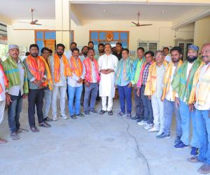 జగిత్యాల పట్టణ ప్రెస్ క్లబ్ నూతన కార్యవర్గాన్ని సత్కరించిన ఎమ్మెల్యే డా సంజయ్ కుమార్