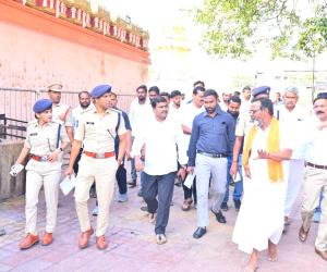 ఏపి డిప్యూటీ సిఎం కొండగట్టు పర్యటన ఏర్పాట్లు పరిశీలన*  *డిప్యూటీ సిఎం పర్యటన విజయవంతం చేయాలి - జిల్లా కలెక్టర్ బి. సత్యప్రసాద్*