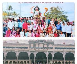 సంక్రాంతి సెలవుల్లో కర్ణాటక రాష్ట్ర పర్యటన చేసిన విద్యార్థులు