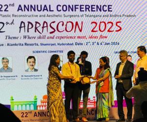 డాక్టర్ అరిగేలా అభినవ్ కు అత్యుత్తమ పరిశోధన పత్రం అవార్డు