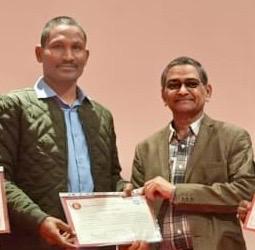 జాతీయ సదస్సులో పాల్గొన్న వెనుగుమట్ల ఉపాధ్యాయుడు