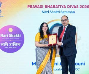జాగృతి ఖతార్ చైర్‌పర్సన్‌కు నారీ శక్తి సమ్మాన్ అవార్డు