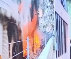 నాంపల్లి రోడ్‌లో ఫర్నిచర్ షాప్ భవనంలో అగ్నిప్రమాదం