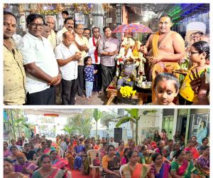 శ్రీ అభయాంజనేయ స్వామి ఆలయంలో ఘనంగా శివపార్వతుల కళ్యాణ వేడుకలు