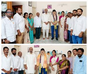 బిజెపి రాష్ట్ర అధ్యక్షుడు రామచందర్రావును మర్యాదపూర్వకంగా కలిసిన జగిత్యాల రాయికల్ బిజెపి కౌన్సిలర్ లు