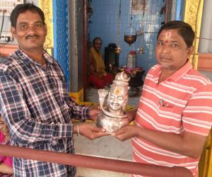 శివరాత్రి పూజకు ముక్కోట అందజేత