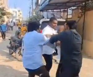 జిల్లా బీజేపీ అధ్యక్షునిపై కౌన్సిలర్ల దాడి: కౌన్సిలర్ మీనా సస్పెన్షన్ 