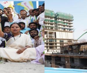 నర్సింగిలో మూసీ ఆక్రమణపై కవిత ఆందోళన – అక్రమ రియల్ ఎస్టేట్ వెంచర్‌పై చర్యలు డిమాండ్