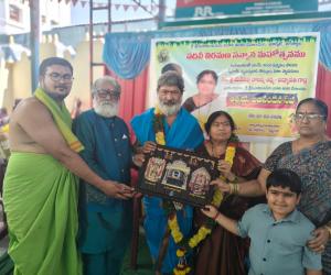 శ్రీ శ్రీనివాస ఆంజనేయ భవాని శంకర దేవాలయం ప్రధాన అర్చకుని పదవి విరమణ