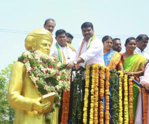 కాంగ్రెస్ ఆధ్వర్యంలో ఘనంగా పూలే జయంతి వేడుకలు