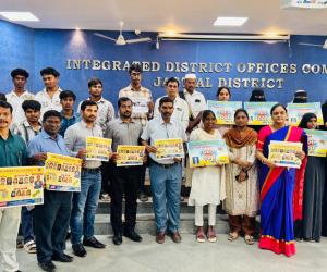 జగిత్యాల జిల్లాలోని ప్రతిభ కనబర్చిన మైనారిటీ గురుకులం విద్యార్థులకు సన్మానం