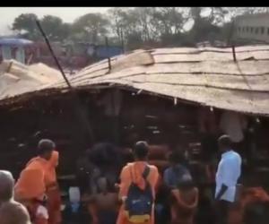 కొండగట్టు లో పందిళ్ళు కూలిపోవడం నిర్లక్ష్యానికి నిదర్శనం - కవిత 