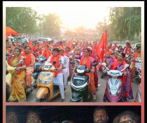 జగిత్యాలలో మహిళా చైతన్య బైక్ ర్యాలీ.