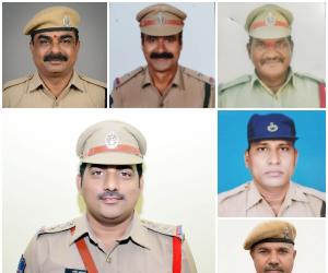 జగిత్యాల పోలీసులకు రాష్ట్ర స్థాయి గౌరవం.. 10 మంది పోలీస్ అధికారులకు సేవా పథకాలు