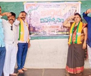 కార్గిల్ దివస్ సందర్భంగా వీర జవాన్లకు ఘన నివాళులు అర్పించిన గుంతకల్ బిజెపి నాయకులు