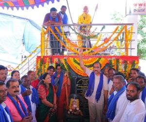 రాయికల్ లో సర్దార్ సర్వాయి పాపన్న గౌడ్ విగ్రహావిష్కరణ