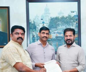 ఉద్యోగ, ఉపాధ్యాయుల సమస్యల పరిష్కారానికి సీఎం రేవంత్‌ను కలిసిన ఉద్యొగ సంఘ నెతలు 
