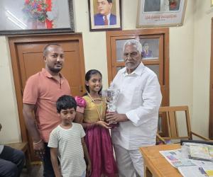 కూచిపూడి నాట్యపోటీల్లో నిత్యాశ్రీకి ద్వితీయ బహుమతి