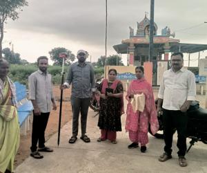భీమ్ రాజు పల్లి లో భూముల రీ-సర్వే ముమ్మరం