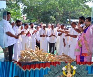 జగిత్యాలలో భక్తిశ్రద్ధలతో విజయదశమి వేడుకలు